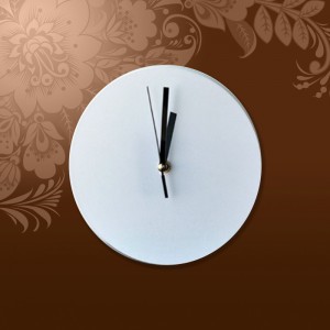 Часы настенные стеклянные Круг SC27 d-20 см 